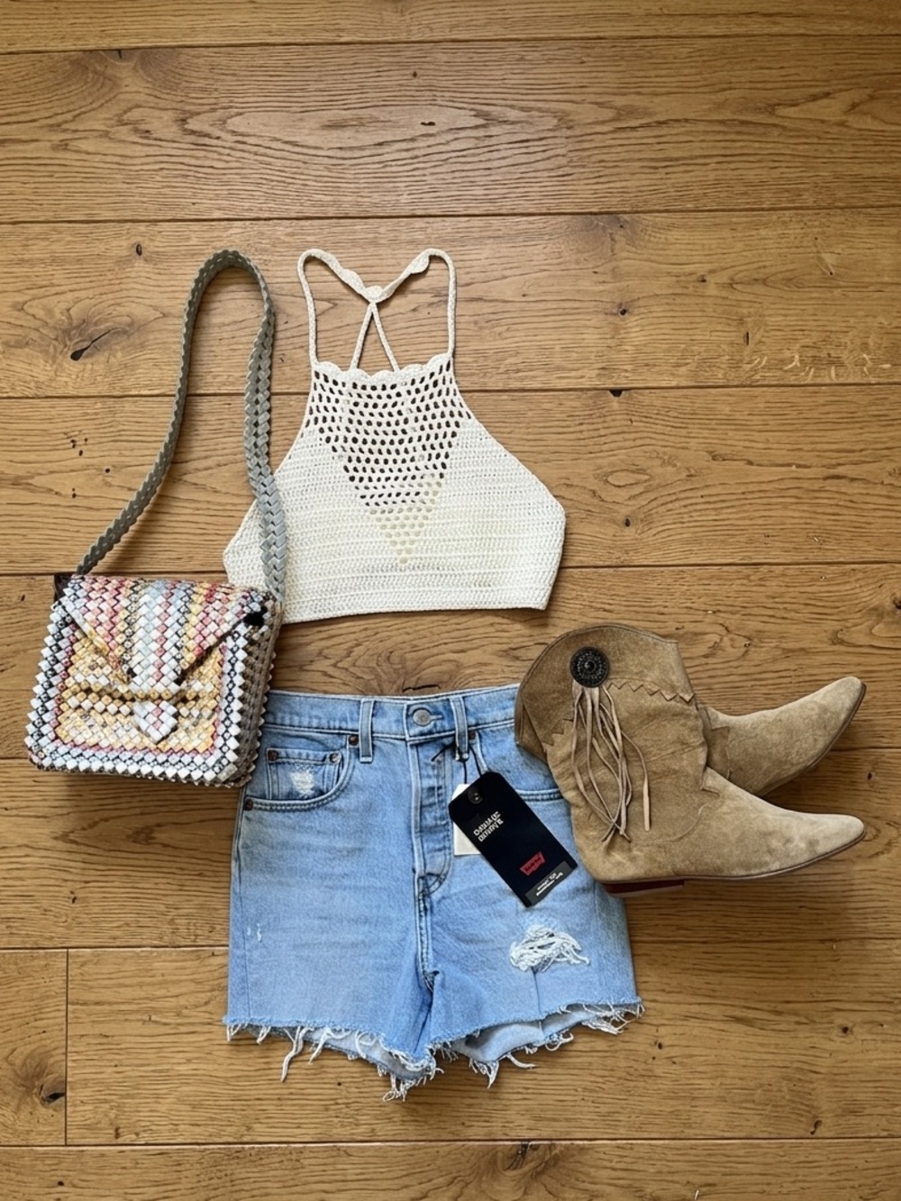 Levi’s Premium Ribcage shorts NWT